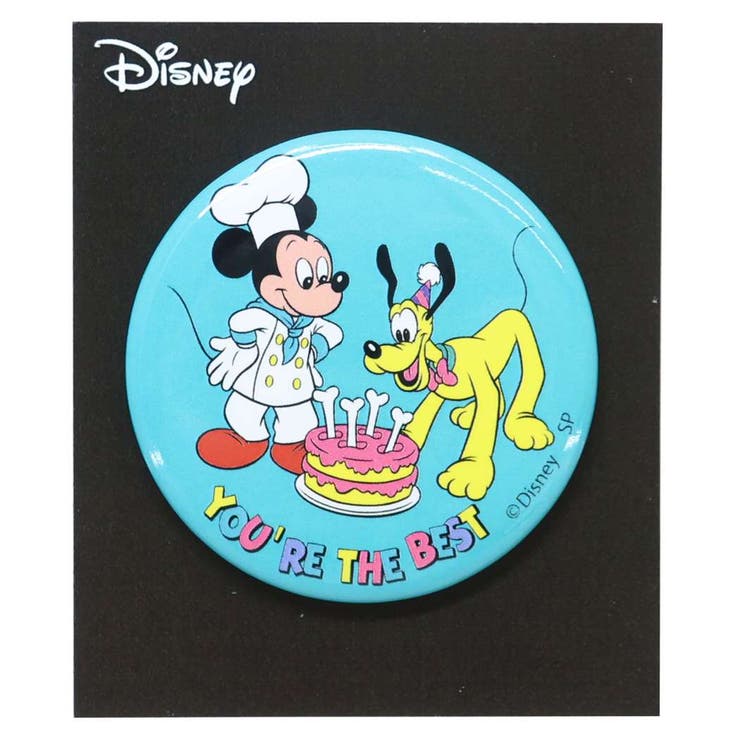 ミッキーマウス プルート 缶バッジ[品番：BREW0061740