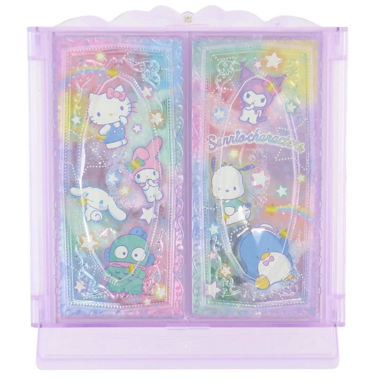サンリオキャラクターズ 卓上ミラー 3面スタンドミラー[品番