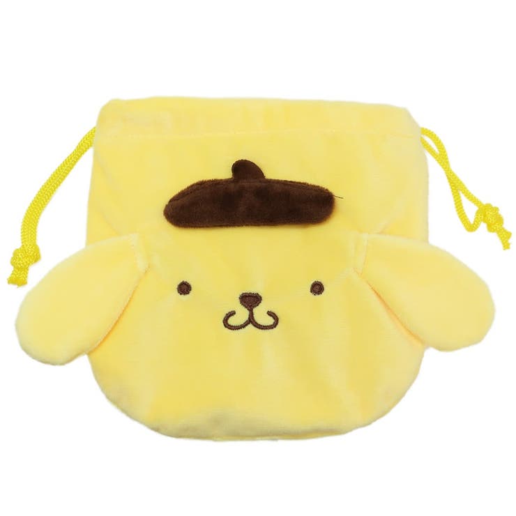 ポムポムプリン 巾着袋 ニコイチきんちゃくポーチ[品番：BREW0078087 