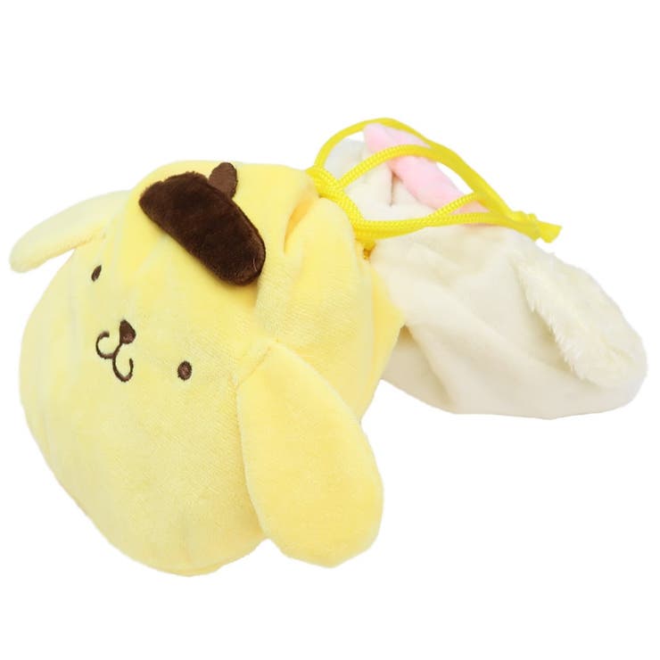 ポムポムプリン 巾着袋 ニコイチきんちゃくポーチ[品番：BREW0078087