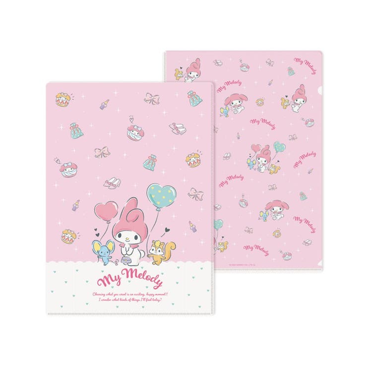 My Melody 下敷き A4サイズ 花柄