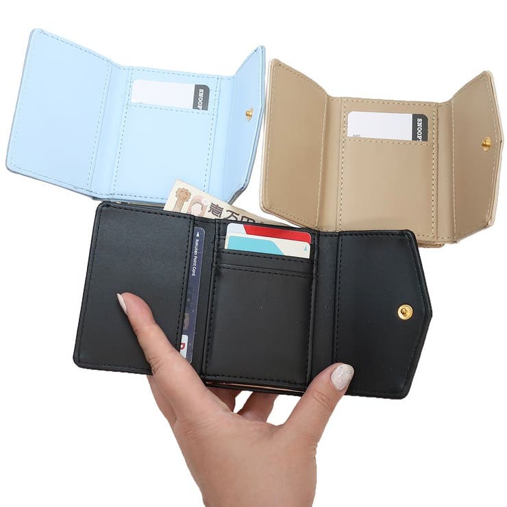 スヌーピー ミニウォレット 三つ折りコンパクト財布 | cinemacollection | 詳細画像2