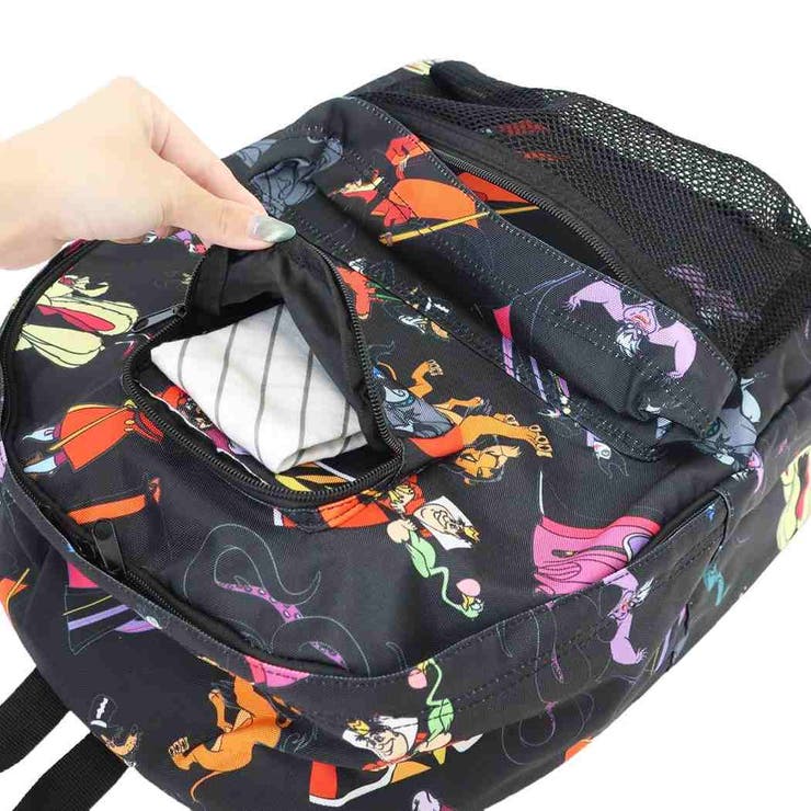 ディズニーヴィランズ デイパック 総柄リュックサック[品番