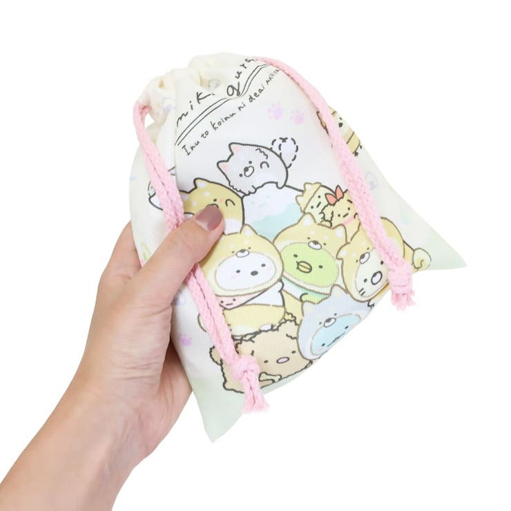 すみっコぐらし 巾着袋 きんちゃくポーチ [品番：BREW0024877]｜cinemacollection【KIDS】（シネマコレクション）のキッズファッション通販｜SHOPLIST（ショップリスト）