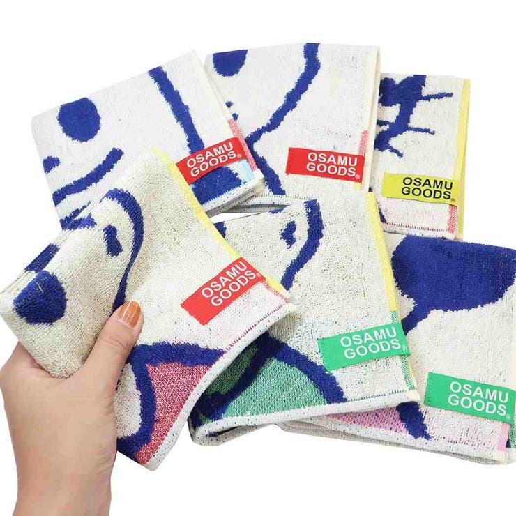 オサムグッズ オーガニックコットンミニタオル ジャガードハンカチタオル | cinemacollection | 詳細画像3 