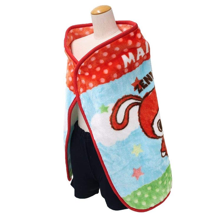まいぜんシスターズ ひざ掛け毛布 ボタン付きブランケット[品番