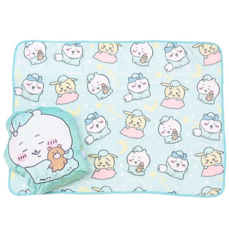 ちいかわ ひざ掛け毛布 ブランケットインクッション[品番：BREW0083197