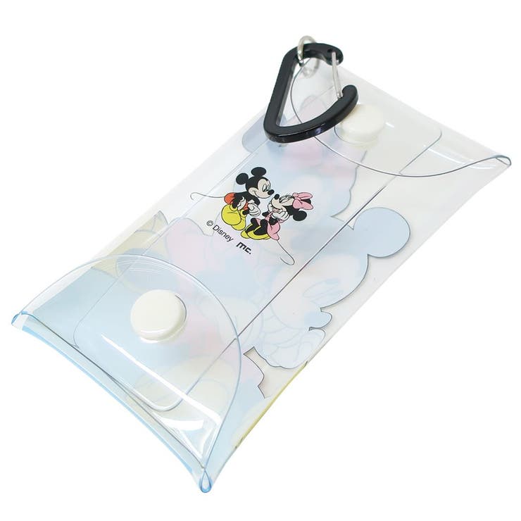 ミッキー＆ミニー ミニポーチ カラビナ付きクリアマルチケースS | cinemacollection | 詳細画像2 