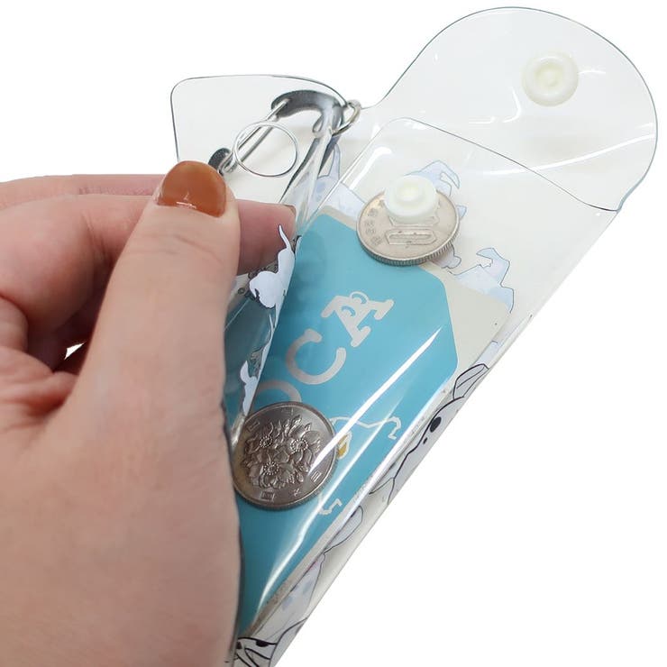 ミッキー＆ミニー ミニポーチ カラビナ付きクリアマルチケースS | cinemacollection | 詳細画像3 