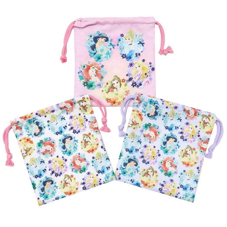 ディズニープリンセス 巾着袋 きんちゃくポーチ3枚セット 品番 Brew005 Cinemacollection シネマコレクション のレディースファッション通販 毎日送料無料 Shoplist ショップリスト