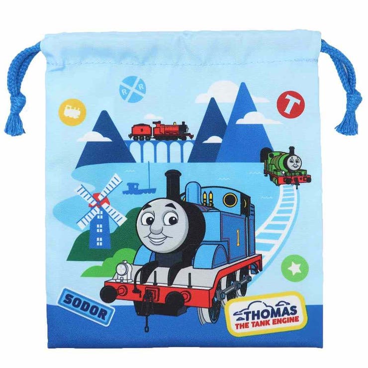 SALE／93%OFF】 きかんしゃトーマス 巾着 お弁当袋