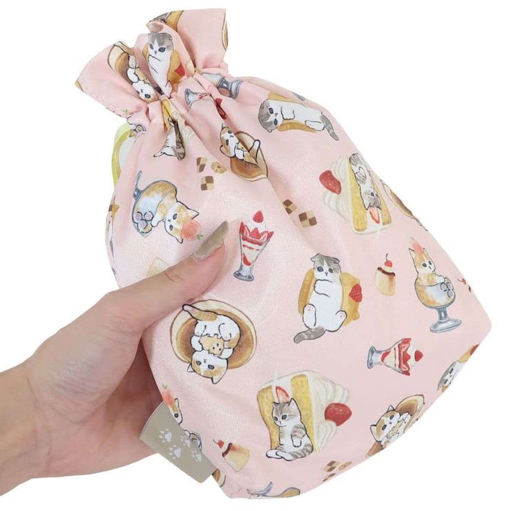 モフサンド 巾着袋 サテンきんちゃくポーチ | cinemacollection | 詳細画像2 