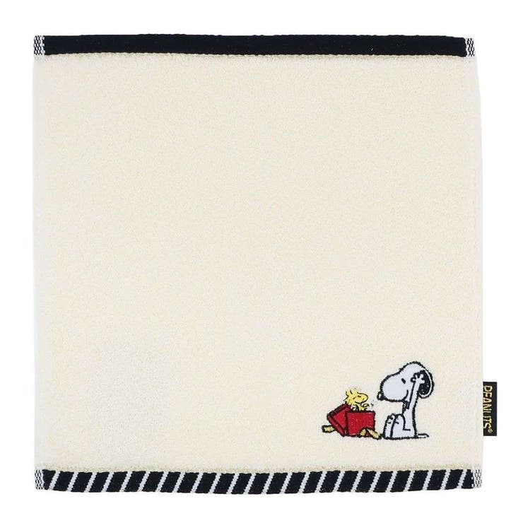 スヌーピー ミニタオル ふわふわイニシャルハンカチタオル | cinemacollection | 詳細画像1 