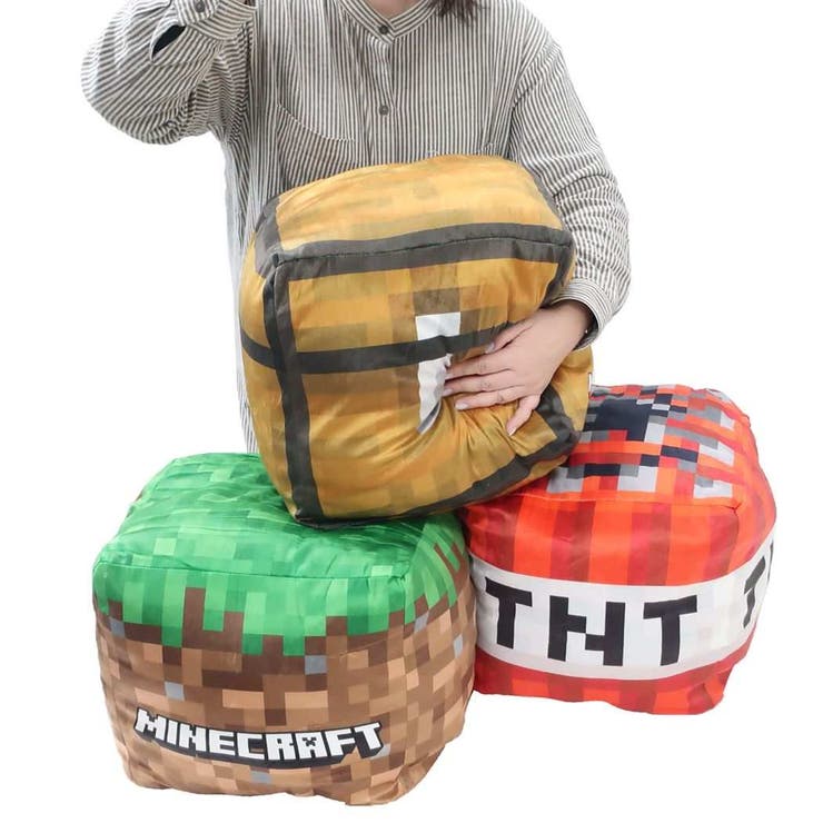 Minecraft クッションセット 楽天市場】マインクラフト クッション 3個セット ( エンダーマン