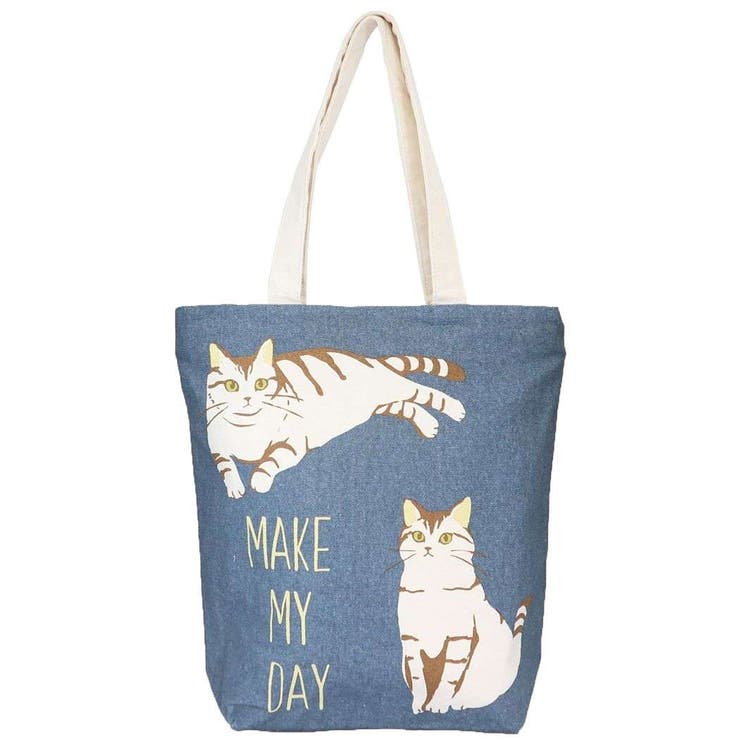 トートバッグ ファスナー付きキャンバストート チャチャNV[品番