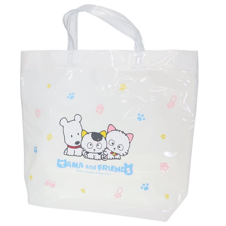 タマ＆フレンズ プールバッグ ビニール角型トートバッグ | cinemacollection | 詳細画像1 