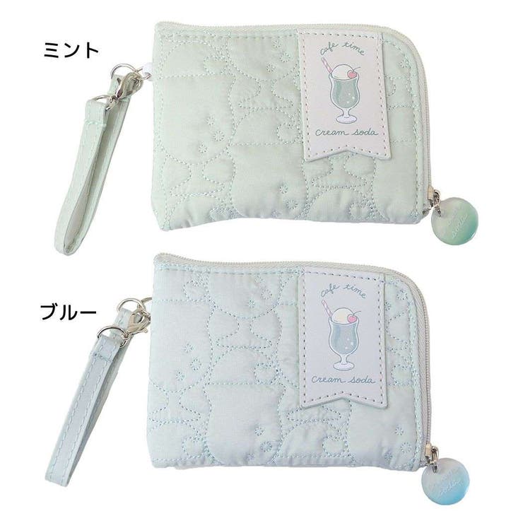 在庫処分 激安 食品 クリームソーダ 小銭入れ＆定期入れ リール付きデイリーポーチ 小物