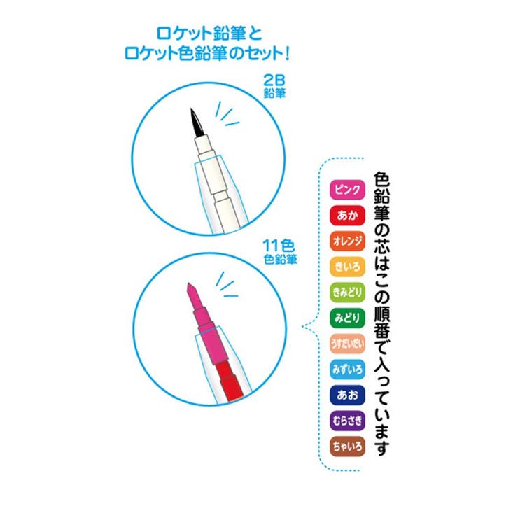 じゃがりこ 鉛筆 ロケット鉛筆セット[品番：BREW0103807
