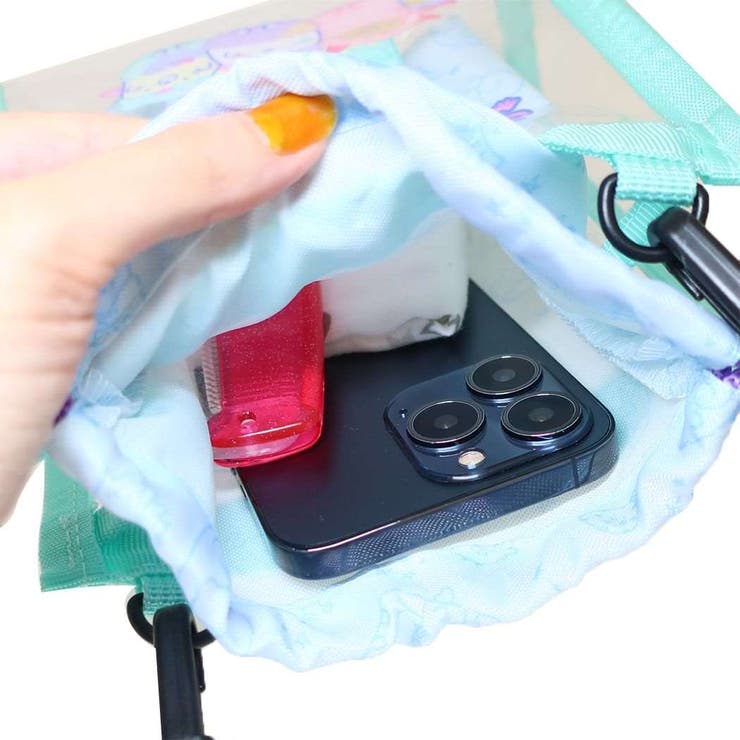 すみっコぐらし ショルダーバッグ 巾着付きクリアショルダー | cinemacollection | 詳細画像3 