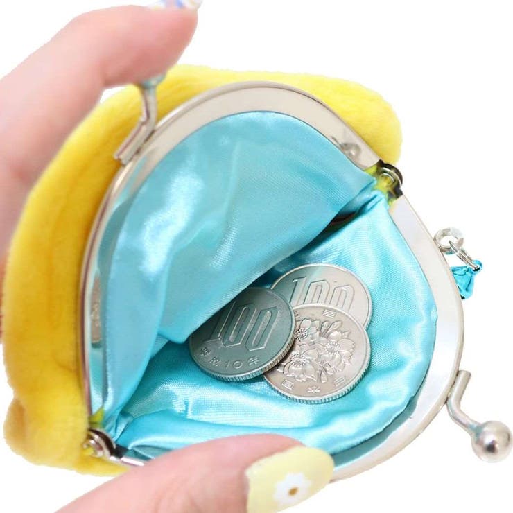 リラックマストア限定 キイロイトリ がま口財布 ミニ財布 リラックマストア限定 キイロイトリ 三つ折財布 ミニ財布 がま口 San-X