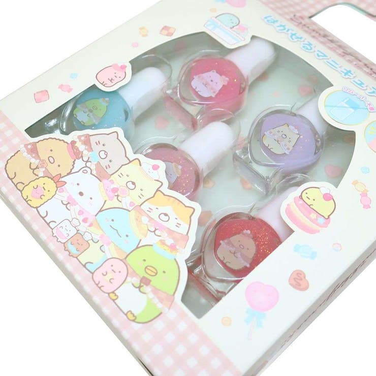 すみっコぐらし ピールオフネイルアート はがせるマニキュア5本セット | cinemacollection | 詳細画像2 