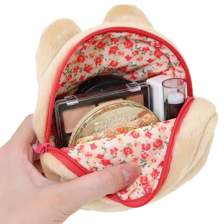 マロンクリーム コスメポーチ フェイスポーチ[品番：BREW0111063