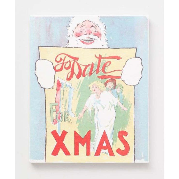 インテリアパネル サンタクロースアートボード SANTA＆POSTER | cinemacollection | 詳細画像1 