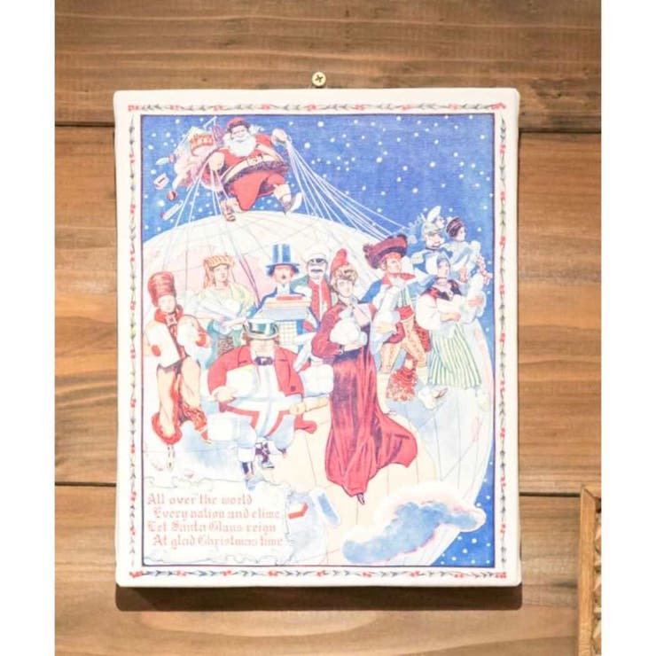 インテリアパネル サンタクロースアートボード SANTA＆WORLD | cinemacollection | 詳細画像2 