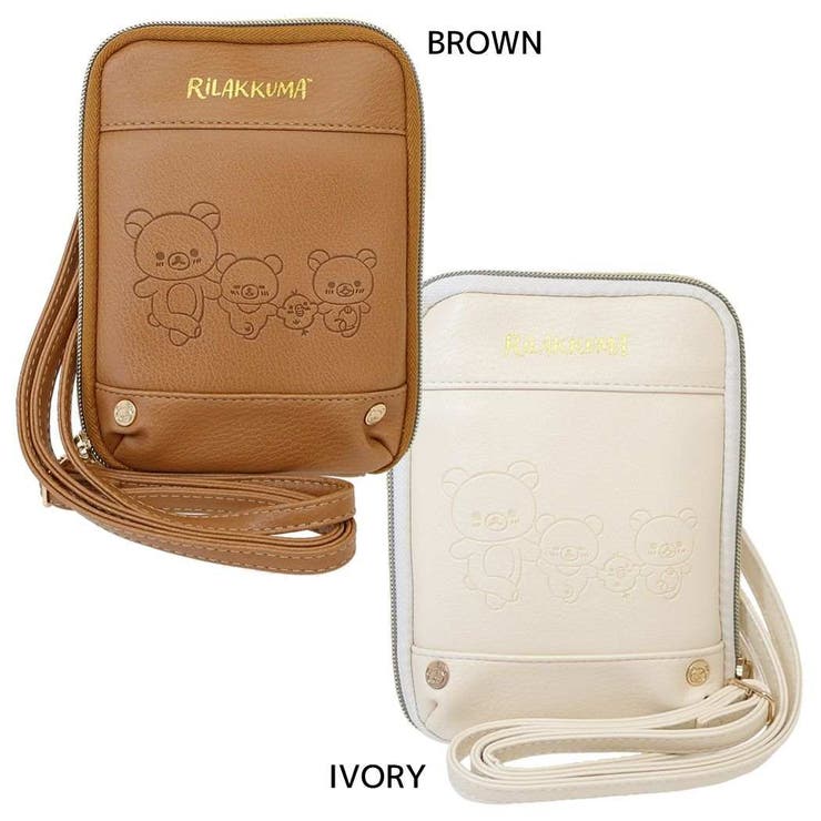 リラックマ スマホポーチ ウォレットショルダー[品番：BREW0112667