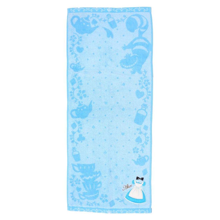 ふしぎの国のアリス フェイスタオル ジャガードロングタオル | cinemacollection | 詳細画像1 