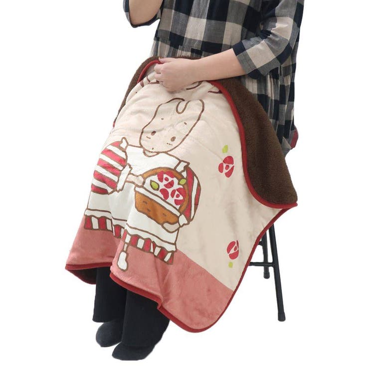 【レア】【made in JAPAN】マロンクリーム　毛布 マロンクリーム ひざ掛け毛布 ふわふわブランケット[品番：BREW0114187