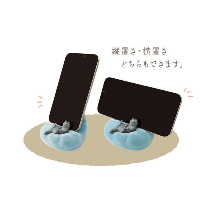 スマホスタンド くつろぎねこスマホスタンド サバトラ | cinemacollection | 詳細画像3 