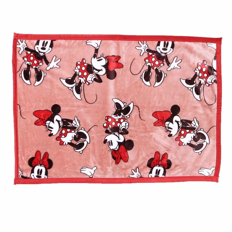 ミニーマウス ひざ掛け毛布 マイヤーブランケット[品番：BREW0115593