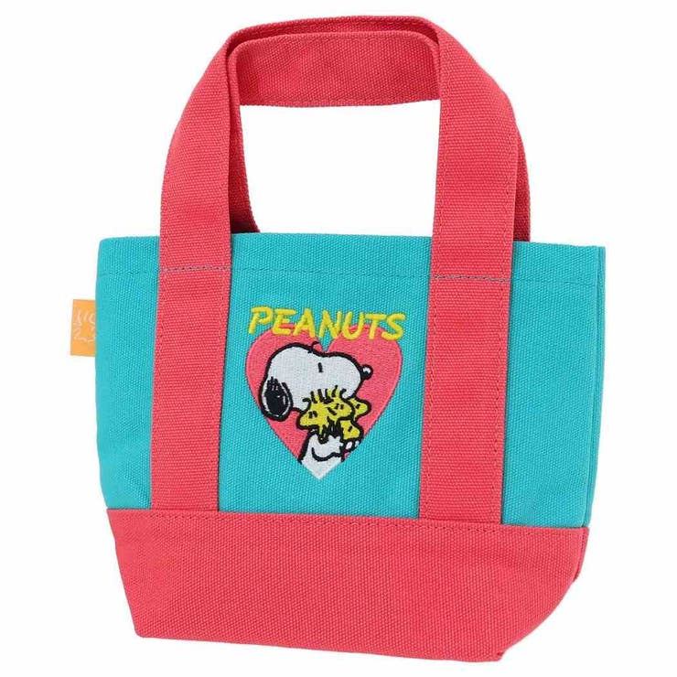 スヌーピー 刺繍 ミニトートバッグ 型番：C2557 スヌーピー 刺繍 ミニトートバッグ レディース 小さめ トートバッグ