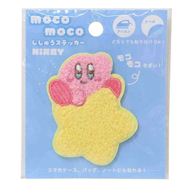 星のカービィ ワッペン モコモコ刺繍ステッカー | cinemacollection | 詳細画像1 