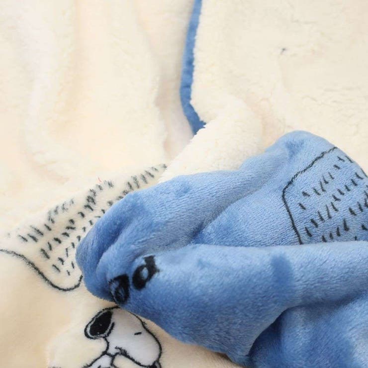 スヌーピー ひざ掛け毛布 ボア付ウォームクロス | cinemacollection | 詳細画像2 