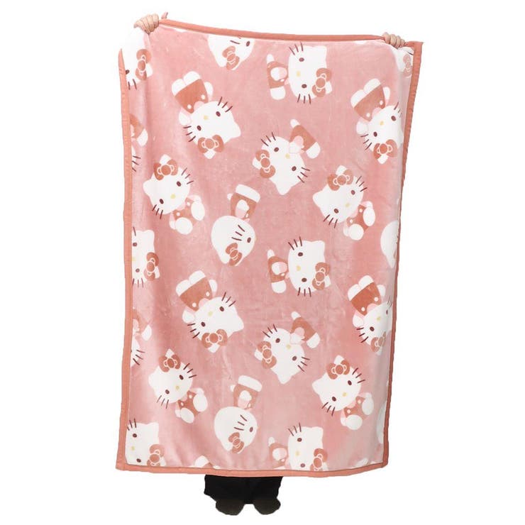 サンリオ　ハローキティ ローズガーデン　ハーフ綿毛布　丸真　2005年製 サンリオ ハローキティ ローズガーデン ハーフ綿毛布 丸真 2005年製