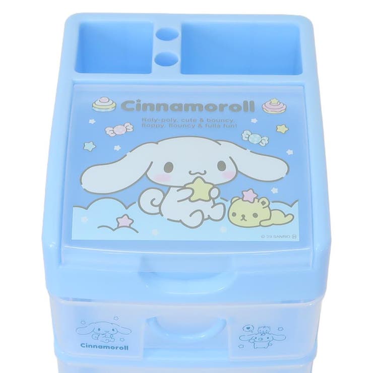 サンリオキャラクターズ 卓上収納 4段チェスト[品番：BREW0122240