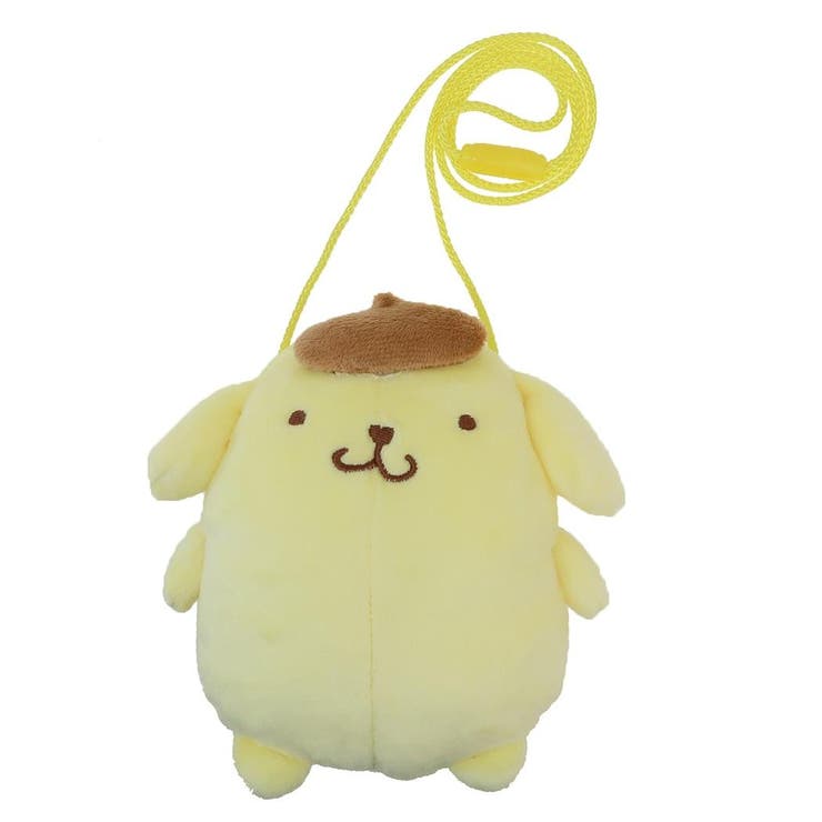 ポムポムプリン ポシェット ぬいぐるみネックポーチ[品番