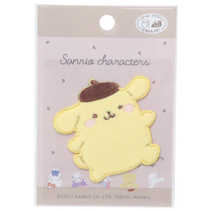 ポムポムプリン ワッペン アイロンパッチシール | cinemacollection | 詳細画像1 