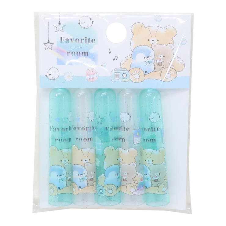 鉛筆キャップ えんぴつカバー5本セット フェイバリットチルルーム | cinemacollection【KIDS】 | 詳細画像1 