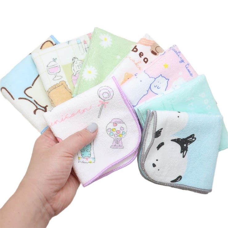 ハンカチタオル ミニタオル ふわあにぽこ | cinemacollection | 詳細画像3 