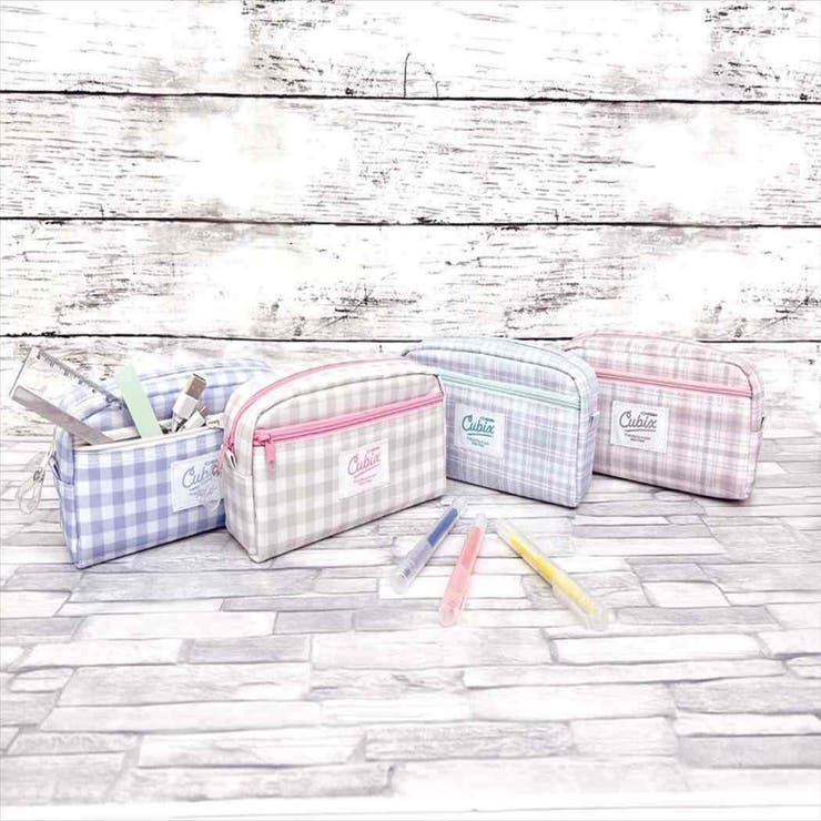 ペンポーチ ペンケースボックス チェック | cinemacollection | 詳細画像3 