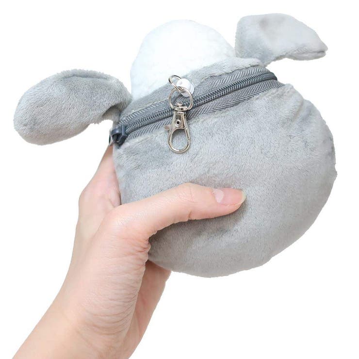 ひつじのショーン ミニポーチ ぬいぐるみフェイスポーチ[品番