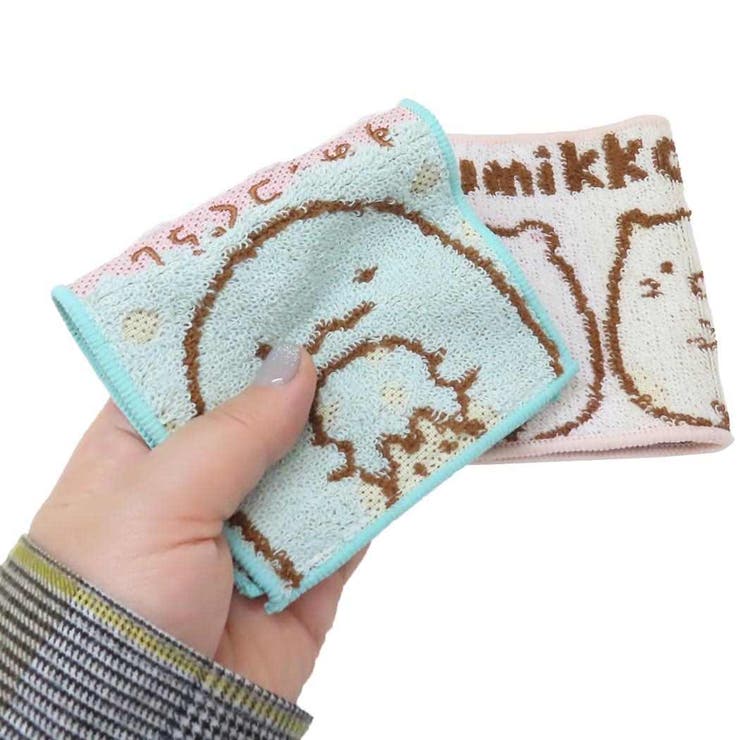 すみっコぐらし ミニタオル ポケットタオル2P[品番:BREW0132896 すみっコぐらし ミニタオル ポケットタオル2P[品番:BREW0132896