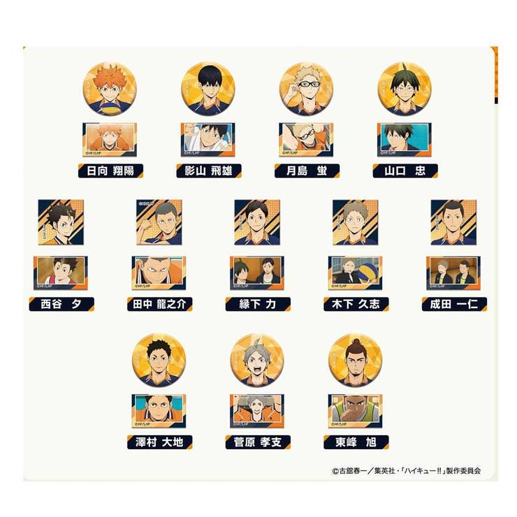 ハイキュー 缶バッジ あれこれぷちCAN | cinemacollection | 詳細画像3 