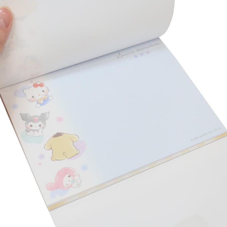 サンリオキャラクターズ メモ帳 ダイカットカバー付きメモ[品番