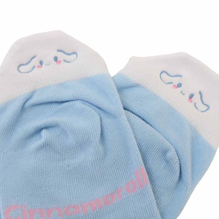 シナモロール 女性用靴下 刺繍ヒールソックス | cinemacollection | 詳細画像2 