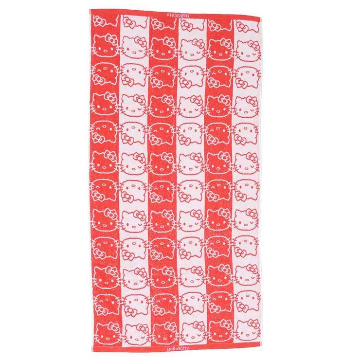 ハローキティ バスタオル パイルジャガード | cinemacollection | 詳細画像1 
