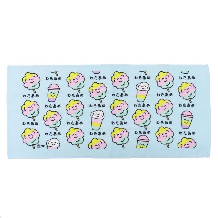 おえかきさん フェイスタオル プリントロングタオル | cinemacollection | 詳細画像1 